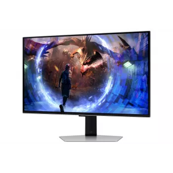 Samsung G60SD Οθόνη Υπολογιστή 68,6 cm (27 Ίντσες) 2560 x 1440 Pixel Quad HD OLED Ασημί