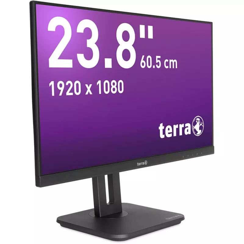 TERRA 3030238 Οθόνη υπολογιστή 60,5 cm (23,8 inch) 1920 x 1080 Pixel Full HD LED Μαύρο