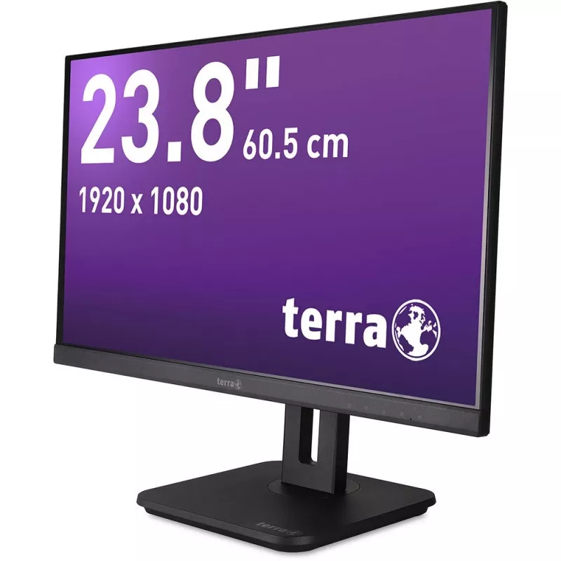 TERRA 3030238 Οθόνη υπολογιστή 60,5 cm (23,8 inch) 1920 x 1080 Pixel Full HD LED Μαύρο