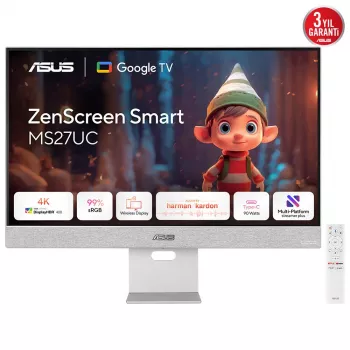 ASUS ZenScreen Smart Monitor MS27UC Οθόνη υπολογιστή 68,6 cm (27 inch) 3840 x 2160 Pixel 4K Ultra HD LCD Γκρι