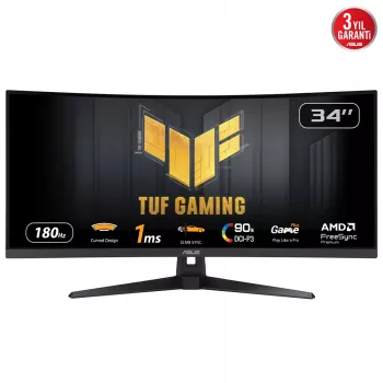 ASUS TUF Gaming VG34VQ3B Οθόνη υπολογιστή 86,4 cm (34 inch) 3440 x 1440 Pixel UltraWide Quad HD LED Μαύρο