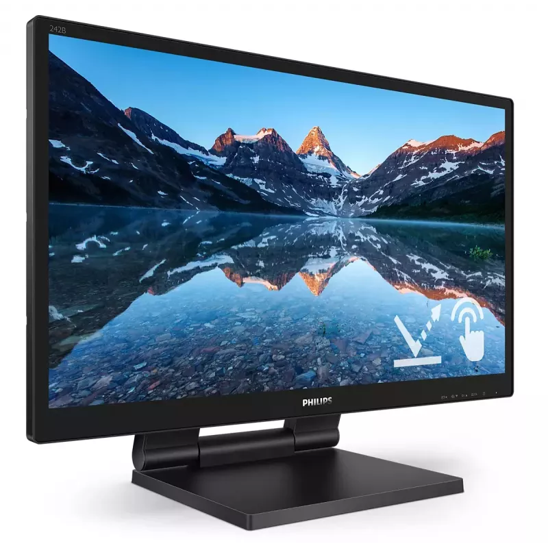Philips 242B9TL/00 Οθόνη υπολογιστή 60,5 cm (23,8 inch) 1920 x 1080 Pixel Full HD LCD Οθόνη αφής Μαύρο