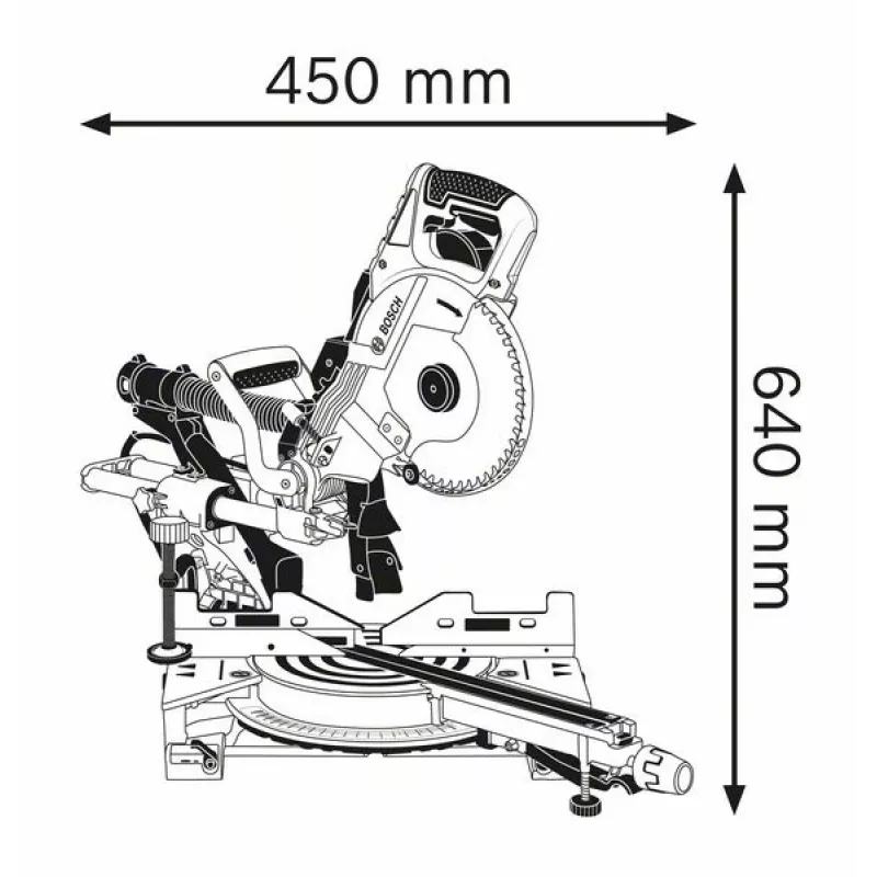 Bosch GCM 8 SDE Professional 5000 σ.α.λ. 1600 W