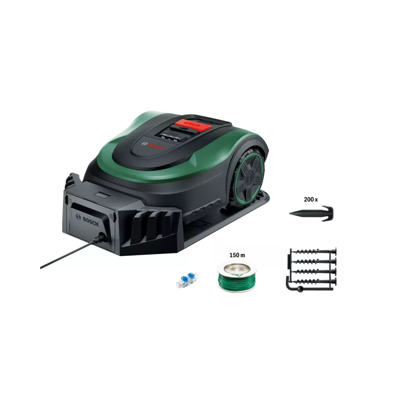 Bosch Indego M+ 700 Ρομπότ κουρέματος γκαζόν Μπαταρία Μαύρο, Πράσινο