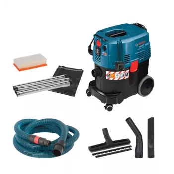 Bosch GAS 35 M AFC Professional Μαύρο, Μπλε 35 L 1380 W