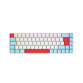 CHERRY MX-LP 2.1 Compact Wireless Πληκτρολόγιο Gaming RF Wireless + Bluetooth QWERTZ Γερμανικό λευκό