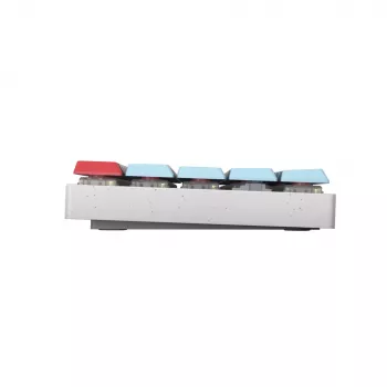 CHERRY MX-LP 2.1 Compact Wireless Πληκτρολόγιο Gaming RF Wireless + Bluetooth QWERTZ Γερμανικό λευκό