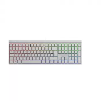 Πληκτρολόγιο Gaming CHERRY MX 2.0S RGB Full-Size USB QWERTZ λευκό