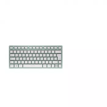 CHERRY KW 7100 MINI BT Πληκτρολόγιο Universal Bluetooth QWERTZ Γερμανικό χρώμα μέντας