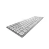 CHERRY KC 6000C FOR MAC Πληκτρολόγιο Universal USB QWERTZ Γερμανικό ασημί