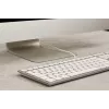CHERRY KC 6000C FOR MAC Πληκτρολόγιο Universal USB QWERTZ Γερμανικό ασημί