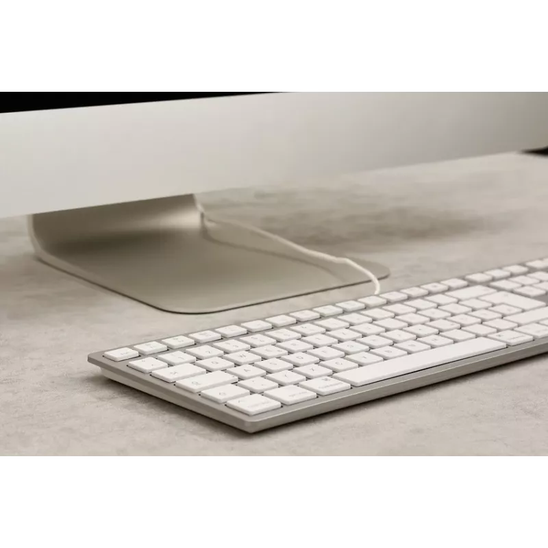 CHERRY KC 6000C FOR MAC Πληκτρολόγιο Universal USB QWERTZ Γερμανικό ασημί