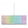 Gaming πληκτρολόγιο CHERRY K4V2 TKL USB QWERTZ German λευκό RGB LED