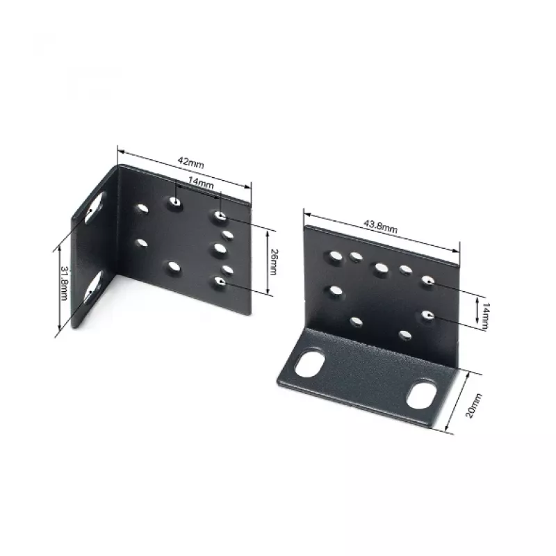 Σετ τοποθέτησης TP-Link Omada 19 inch Switches Rack-Montageset μαύρο μέταλλο