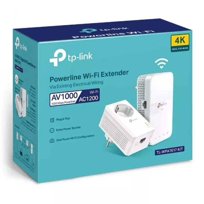 TP-Link TL-WPA7619 KIT 1000 Mbit/s Ethernet LAN Wi-Fi λευκό 2 τεμ.