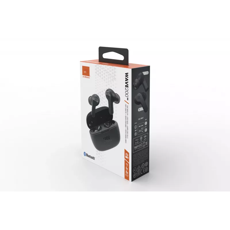 Headset JBL Wave 200 TWS ΜΑΥΡΟ