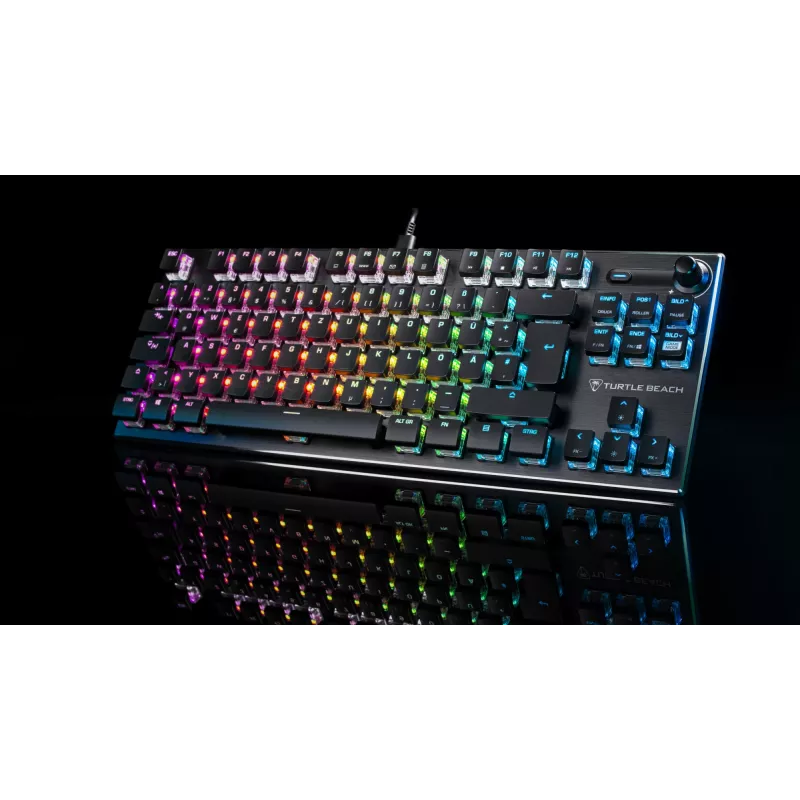 Turtle Beach Vulcan TKL Πληκτρολόγιο Gaming USB QWERTZ Γερμανικά μαύρο