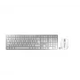 CHERRY DW 9100 λεπτό Πληκτρολόγιο Ποντίκι περιλαμβάνεται Universal RF Wireless + Bluetooth QWERTY UK Αγγλικά Ασημί