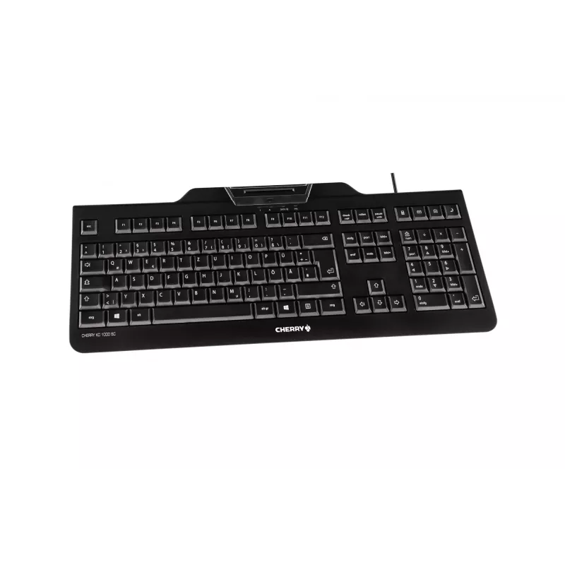 CHERRY KC 1000 SC Πληκτρολόγιο Γραφείου USB QWERTY US English Μαύρο