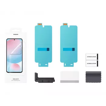 Samsung Αντανακλαστική Μεμβράνη Προστασίας Οθόνης για S24 FE Ανθεκτική στις Γρατσουνιές Διαφανής Συσκευασία 2 τεμ.