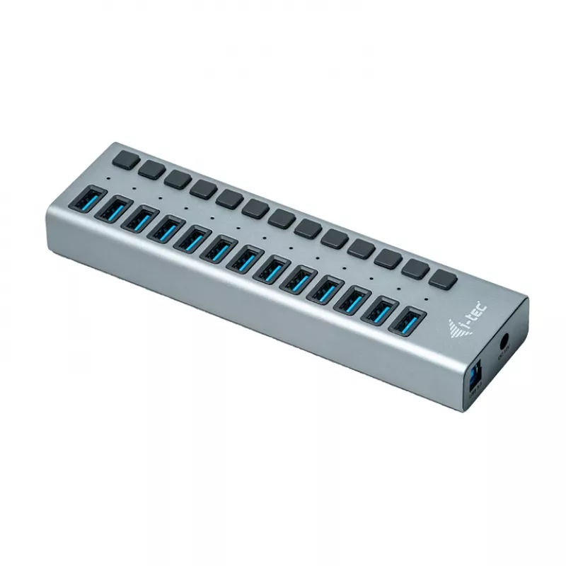 i-tec USB 3.0 Hub Φόρτισης 13 Θυρών + Τροφοδοτικό 60 W