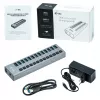 i-tec USB 3.0 Hub Φόρτισης 13 Θυρών + Τροφοδοτικό 60 W