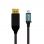 i-tec USB-C DisplayPort Καλώδιο-Αντάπτορας 4K / 60 Hz 200 cm, 2 m, USB Type-C, DisplayPort, Βύσμα αρσενικό, Βύσμα αρσενικό, 3840 x 2160 Pixel
