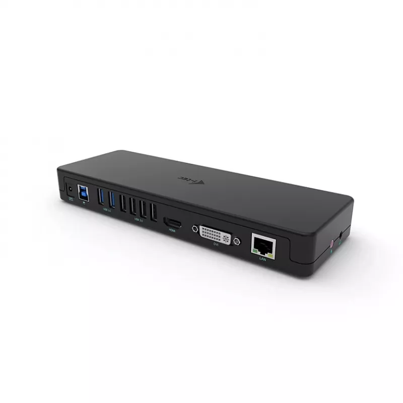 i-tec USB 3.0 / USB-C Σταθμός Σύνδεσης Διπλής Οθόνης HDMI DVI + VGA