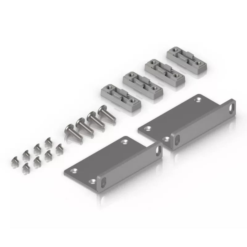 Σετ τοποθέτησης Ubiquiti UACC-Rack-Ear-2U Γαλβανισμένος χάλυβας Γκρι