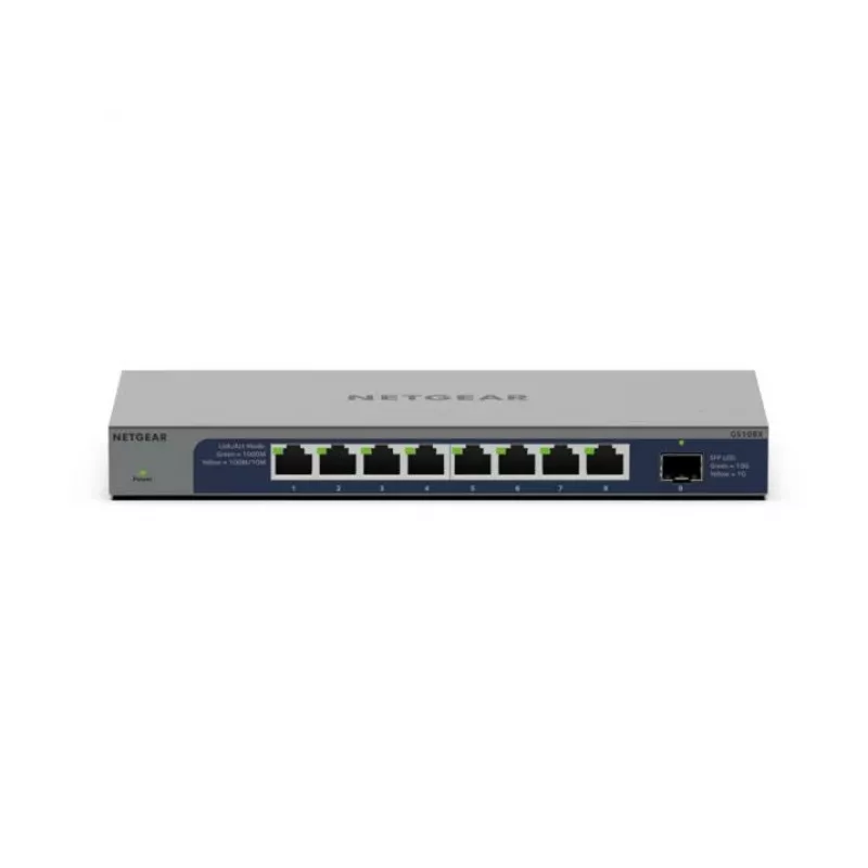 NETGEAR GS108X Unmanaged L2 Gigabit Ethernet (10/100/1000) Γκρι