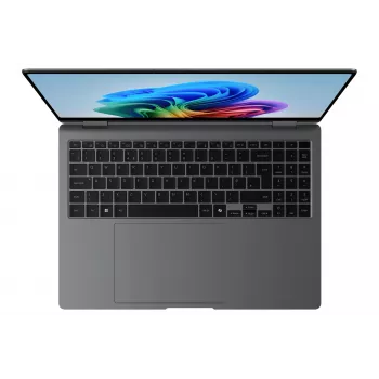Samsung Galaxy Book5 Pro 360 NP960QHA-KG3DE Copilot+ PC φορητός υπολογιστής 40,6 cm (16 ίντσες) οθόνη αφής AMOLED WQXGA+ 2880 x 1800 120 Hz Intel Core Ultra 7 256V 16 GB LPDDR5x-SDRAM 1 TB SSD Intel Arc Graphics 140V Wi-Fi 7 Windows 11 Home Moonstone Gray