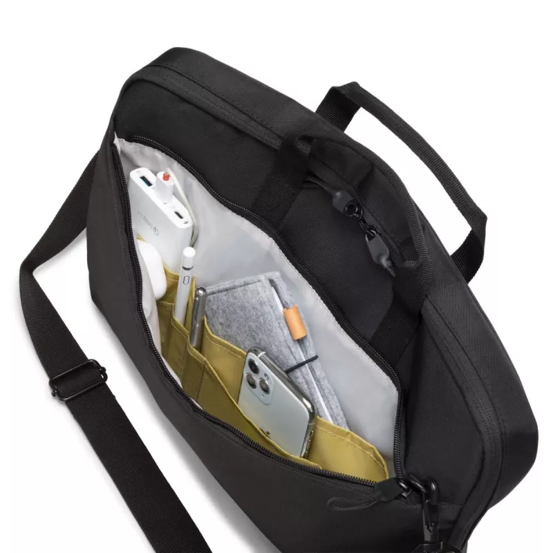 DICOTA λεπτή Eco Motion - Θήκη notebook 14-15,6 ίντσες - Μαύρο / 600d Rpe Πολυεστέρας