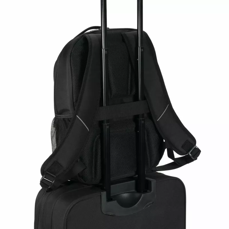DICOTA Eco Core - Σακίδιο notebook 15-17.3in - Μαύρο / 300d 100% ανακυκλωμένο PET-πολυεστέρας