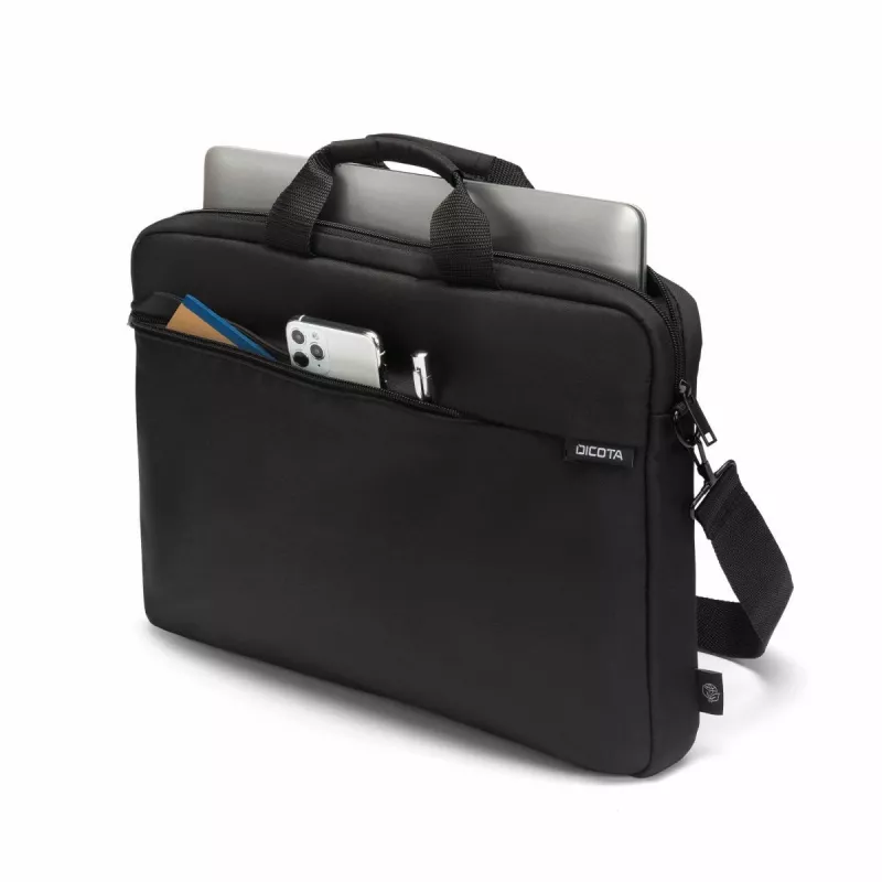 DICOTA λεπτή Case One - Θήκη notebook 13-14.1in - Μαύρο / 300d ανακυκλωμένο PET-πολυεστέρας