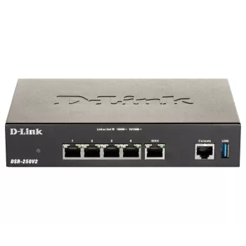 Επιτραπέζιο Router D-Link DSR-250V2 Wireless Gigabit Ethernet μαύρο