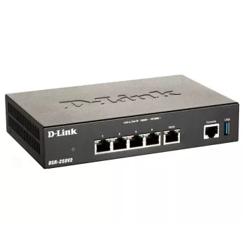 Επιτραπέζιο Router D-Link DSR-250V2 Wireless Gigabit Ethernet μαύρο