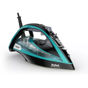 Tefal Ultimate Pure FV9844 σίδερο στεγνού & ατμού πλάκα Durilium Autoclean 3200 W μαύρο, μπλε