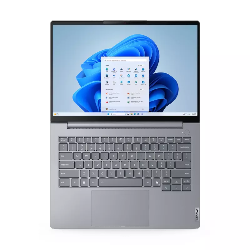 Φορητός υπολογιστής Lenovo ThinkBook 14 G8 IAL Intel Core Ultra 5 225U, 16 GB RAM, 512 GB SSD, 35,6 cm (14") WUXGA IPS, Wi-Fi 6E, Windows 11 Pro, γερμανικό πληκτρολόγιο, γκρι (Arctic Grey)