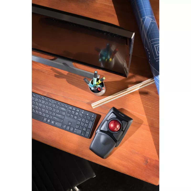 Kensington Expert Mouse Wireless Trackball, αμφίχειρο, οπτικό, RF Wireless + Bluetooth, 400 DPI, μαύρο