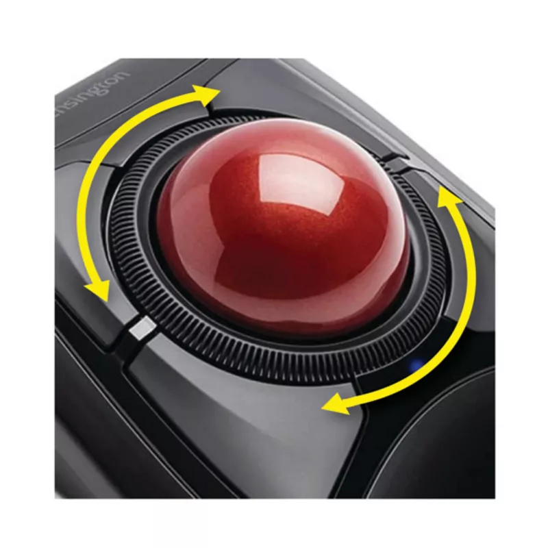 Kensington Expert Mouse Wireless Trackball, αμφίχειρο, οπτικό, RF Wireless + Bluetooth, 400 DPI, μαύρο