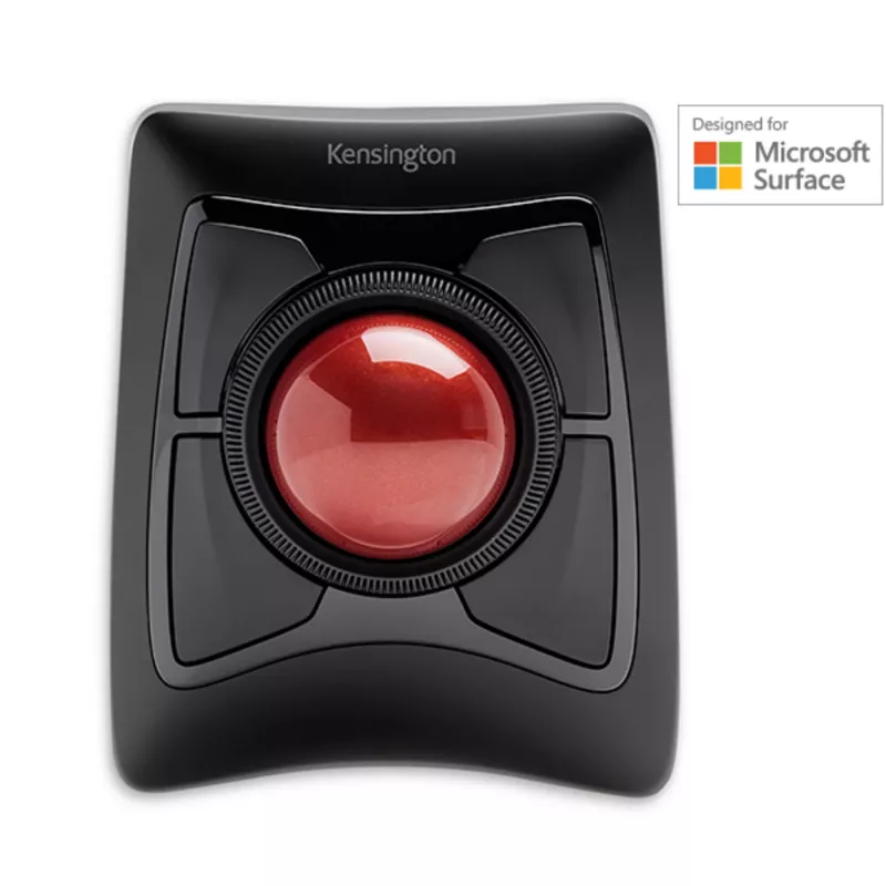 Kensington Expert Mouse Wireless Trackball, αμφίχειρο, οπτικό, RF Wireless + Bluetooth, 400 DPI, μαύρο