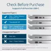 Kensington SD4842P EQ USB-C 10Gbps Docking Station Τριπλής Εικόνας χωρίς Drivers με 100W Power Delivery