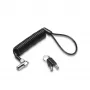 Kensington NanoSaver Φορητή Κλειδαριά Laptop με Κλειδί, 2,3 m, Kensington, Κλειδί, Χάλυβας Άνθρακα, Μαύρο, Ασημί