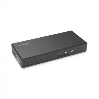 Kensington SD4781P EQ USB-C & USB-A Dual 4K Docking Station, Ενσύρματο, USB 3.2 Gen 2 (3.1 Gen 2) Type-C, 100 W, 3,5 mm, 10,100,1000 Mbit/s, Μαύρο