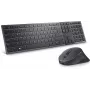 DELL KM900 Σετ Πληκτρολογίου-Ποντικιού Office RF Wireless + Bluetooth QWERTZ Γερμανικό Graphite