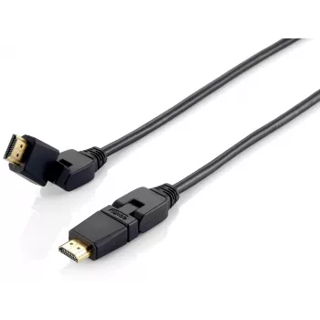 Equip Swivel Καλώδιο HDMI 2.0, 1 m, Περιστρεφόμενο Βύσμα