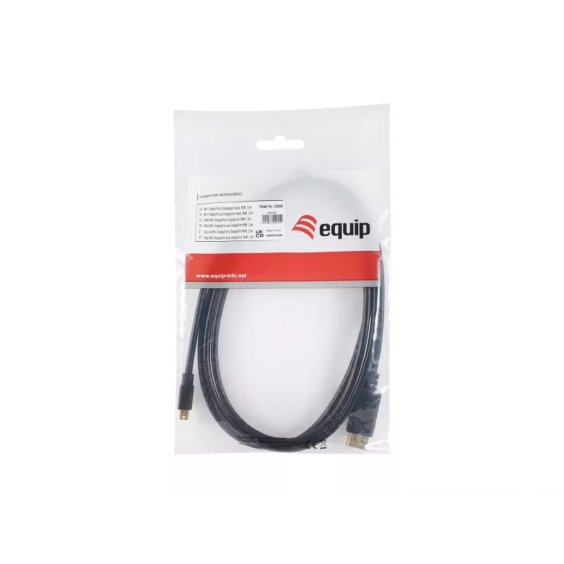 Equip Καλώδιο Mini DisplayPort σε DisplayPort, M/M, 2,0 m