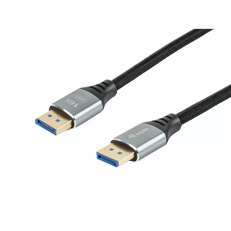 Equip Premium Καλώδιο DisplayPort 2.1, 1,0 m, 16K/60Hz, 54 Gbit/s