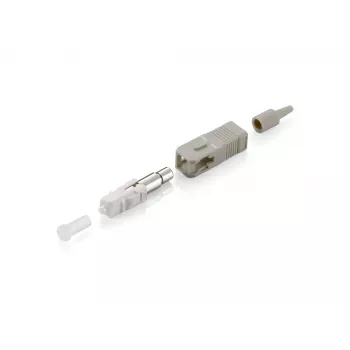 Equip Σύνδεσμος SC, Multimode, Μπεζ, SC, Γκρι, Multimode, 8,95 mm, 7,3 mm, 38 mm