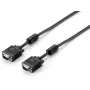 Equip καλώδιο HD15 VGA, 8 m, 8 m, VGA (D-Sub), VGA (D-Sub), βύσμα αρσενικό, βύσμα αρσενικό, μαύρο